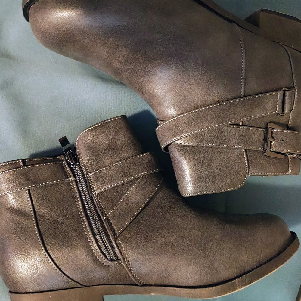 Gray Ankle Boots Brand New In Box